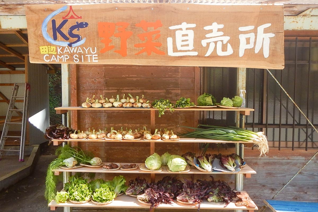 地元野菜の直売所
